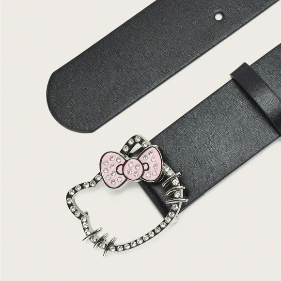 Hello Kitty Scene Scenecore Y2K Kawaii Rhinestone Belt - Picture 3 of 6